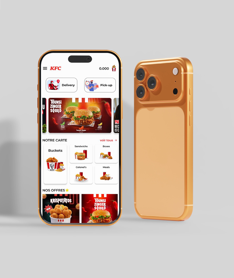 Application Mobile KFC By iTrend