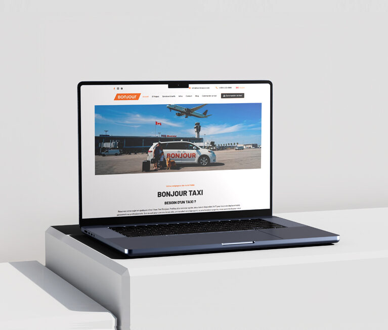 Référencement SEO Taxi Bonjour By iTrend