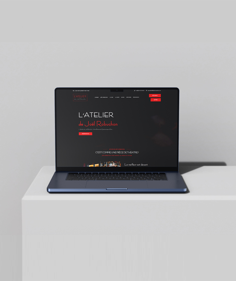 Site Web Atelier Joel Robuchon By iTrend