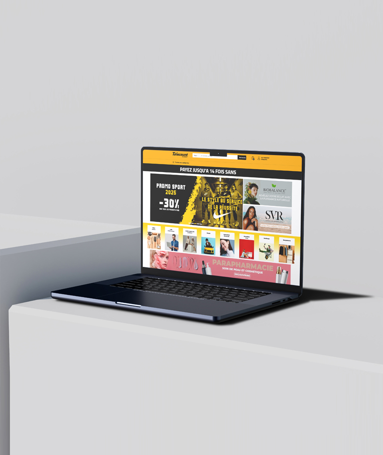 Site Web Tdiscount By iTrend