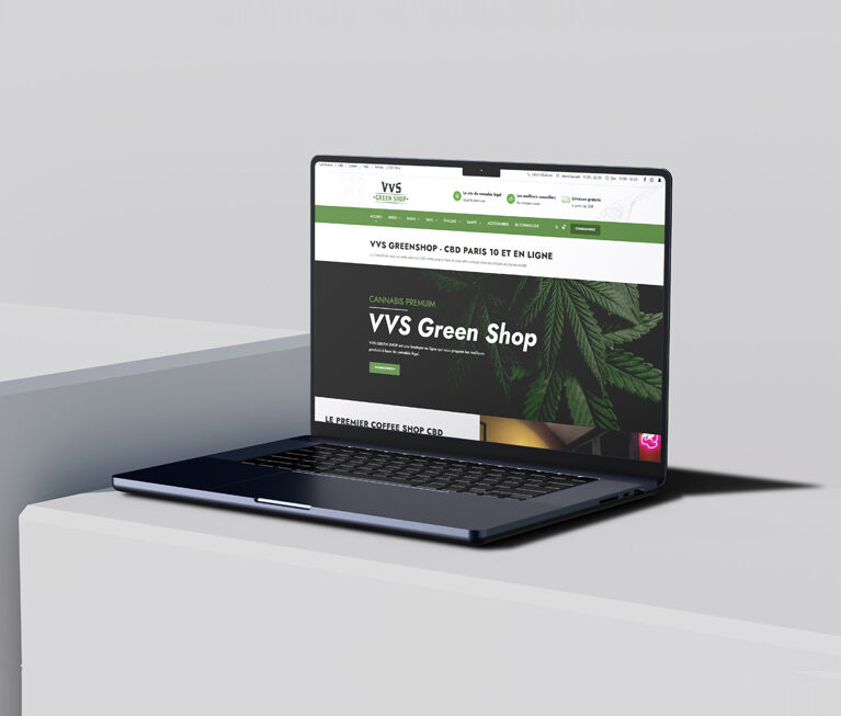 Site Web VVS Green Shop By iTrend