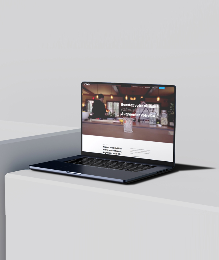 Site Web Clikin By iTrend - Agence Web Tunisie