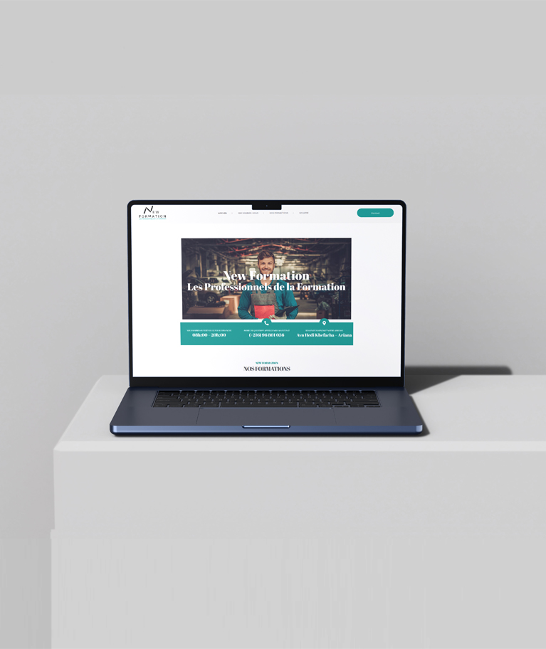 Site Web New Formation By iTrend